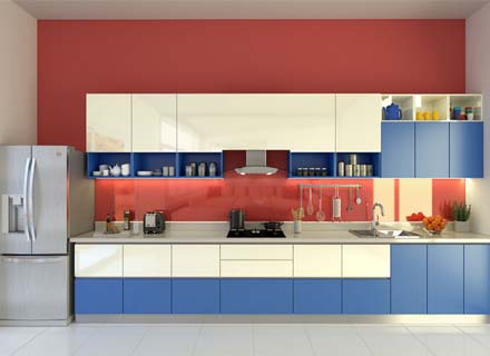 wall attach kithen design